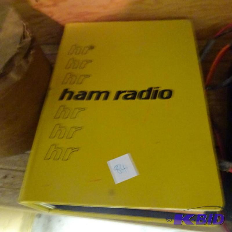 lot 84 image: Book Full of Ham Radio Catalogs...