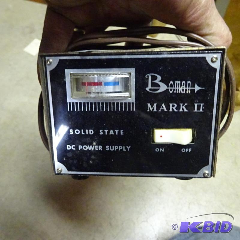 lot 85 image: Boman Mark II Solid State DC Power Supply...