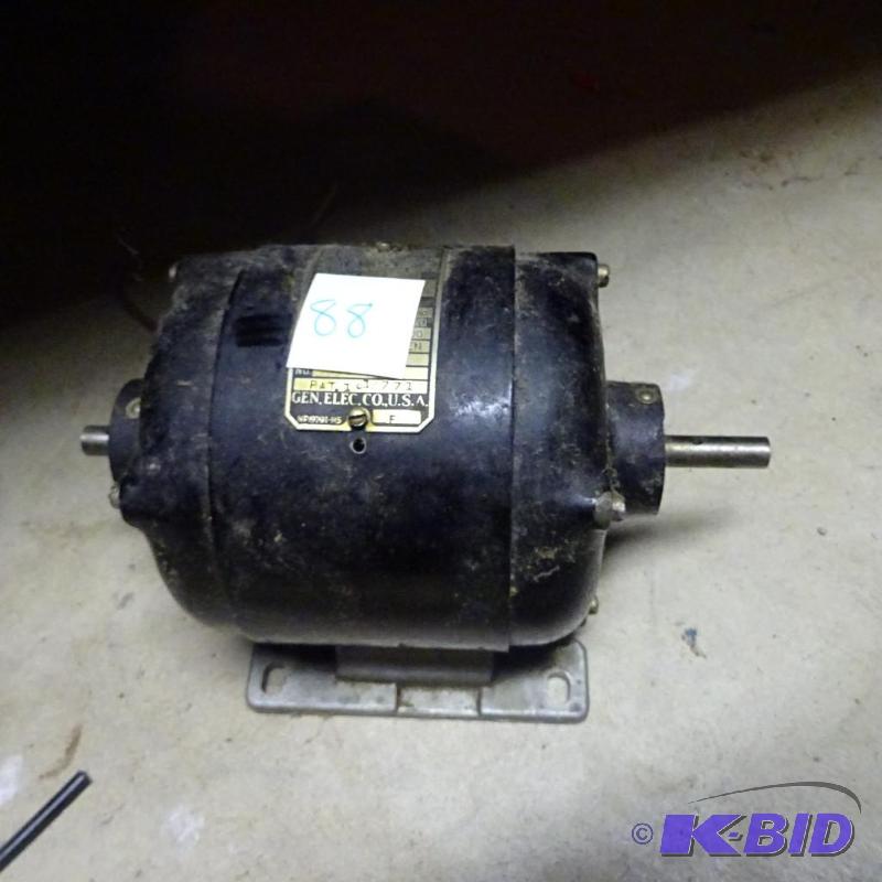 lot 88 image: GE AC Motors 110 Volt 150 HP 1800 RDM...
