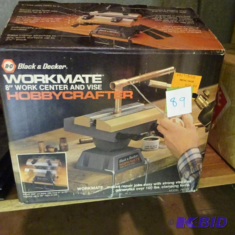 lot 89 image: Black and Decker 8" Work Center and Vise...