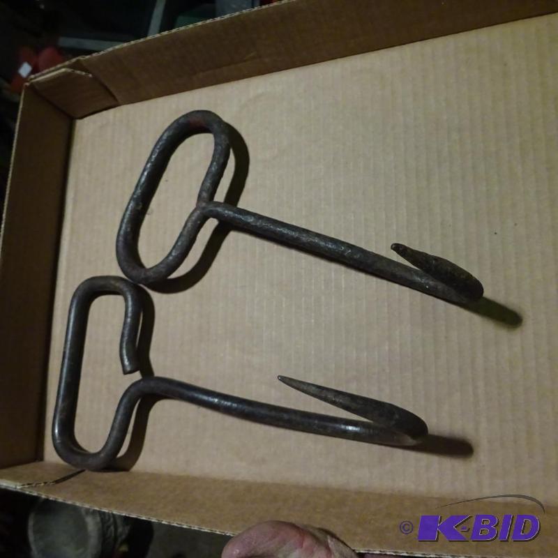 lot 110 image: 2 Bale Hooks...