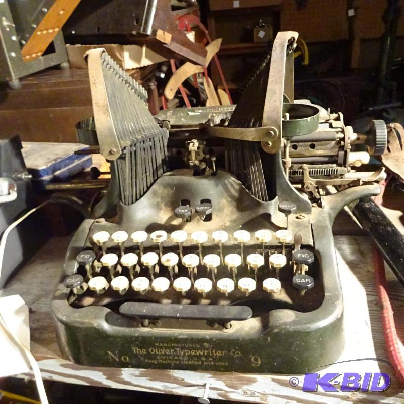 lot 126 image: Rare Vintage Typewriter. From the Oliver Type...