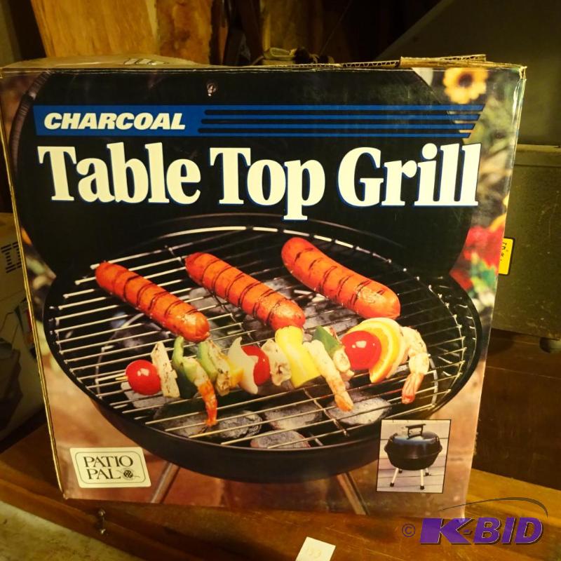 lot 135 image: Charcoal Table Top Grill...