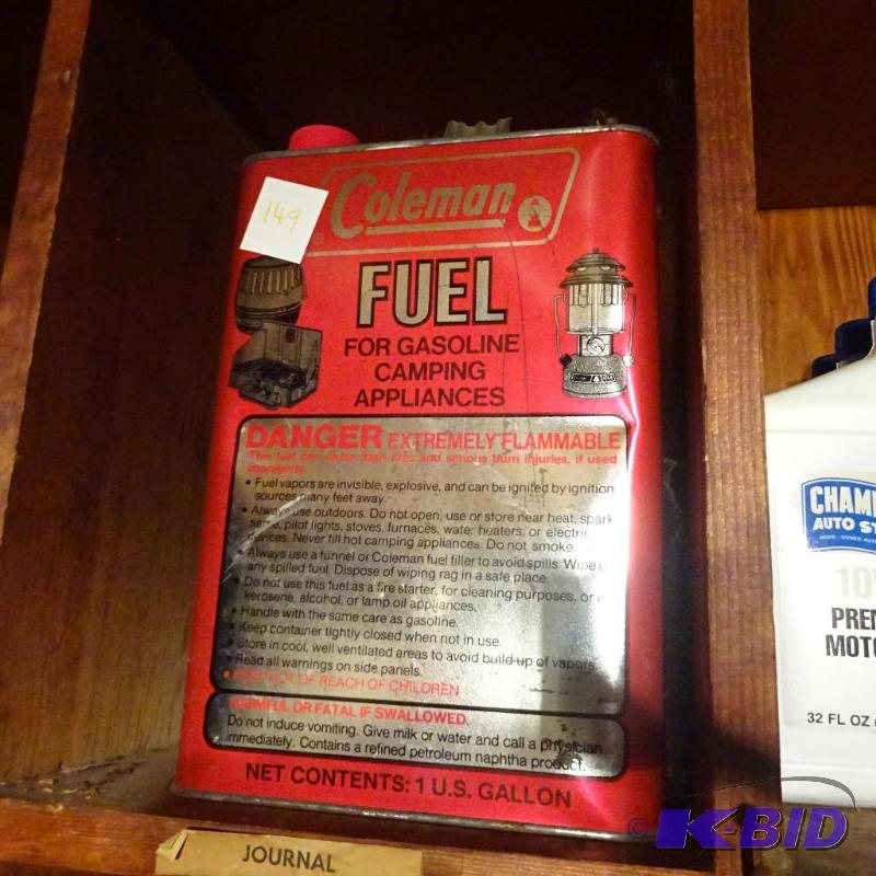 lot 149 image: 1 Gal. of Coleman Camp Fuel...