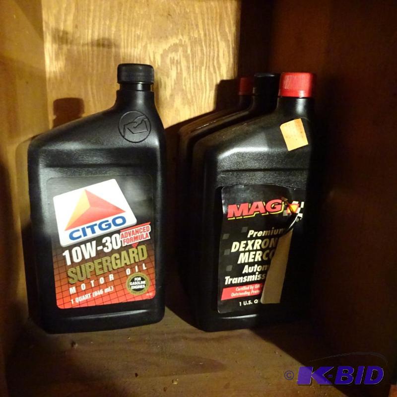 lot 151 image: 3 Bottles of ATF and 2 Bottles of 10W30...