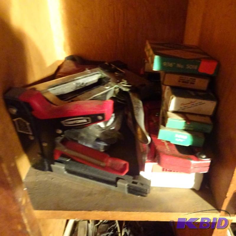 lot 184 image: Misc Staplers and Staples...
