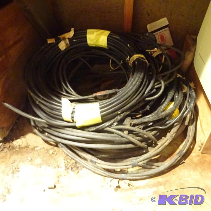 lot 206 image: Misc Coax Cable and Extension Cords...