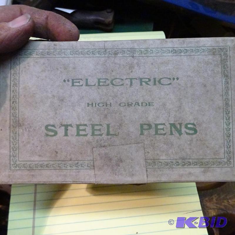 lot 226 image: VIntage Falcon Electric Steel Pens...