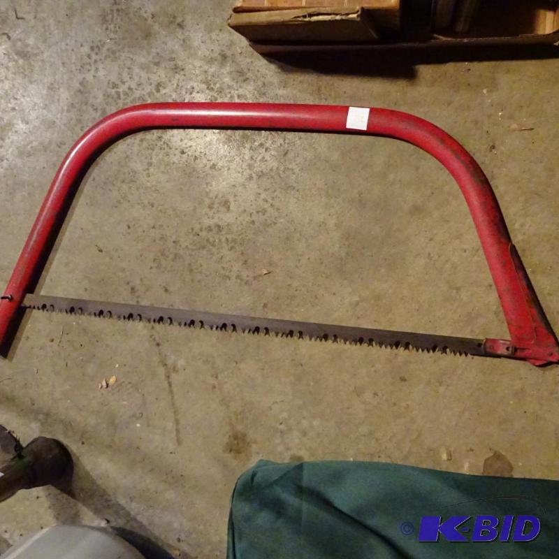 lot 232 image: Large Metal Bow Saw...