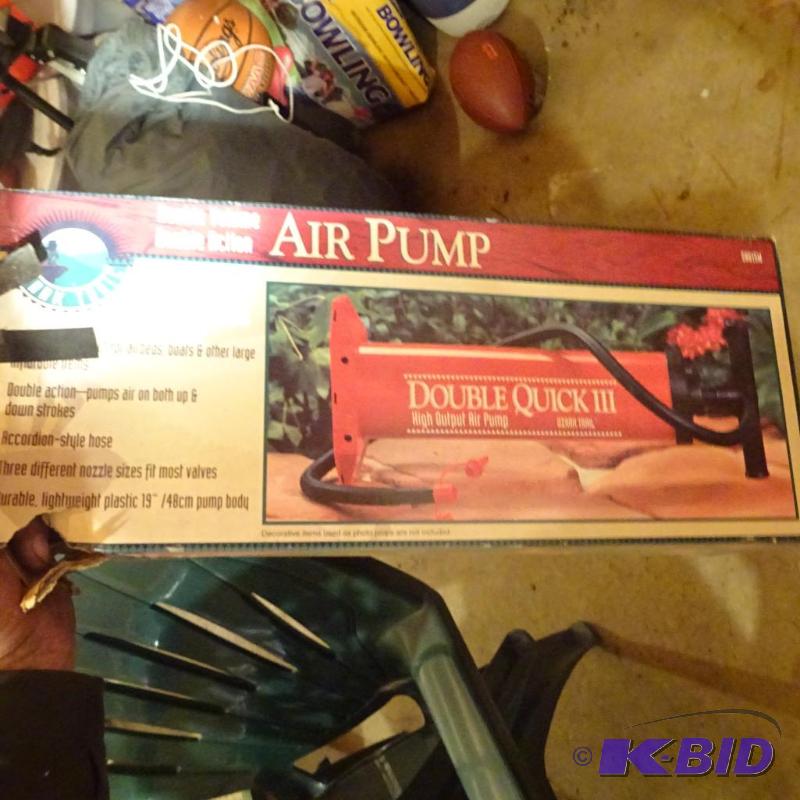 lot 245 image: Double Volume Air Pump...