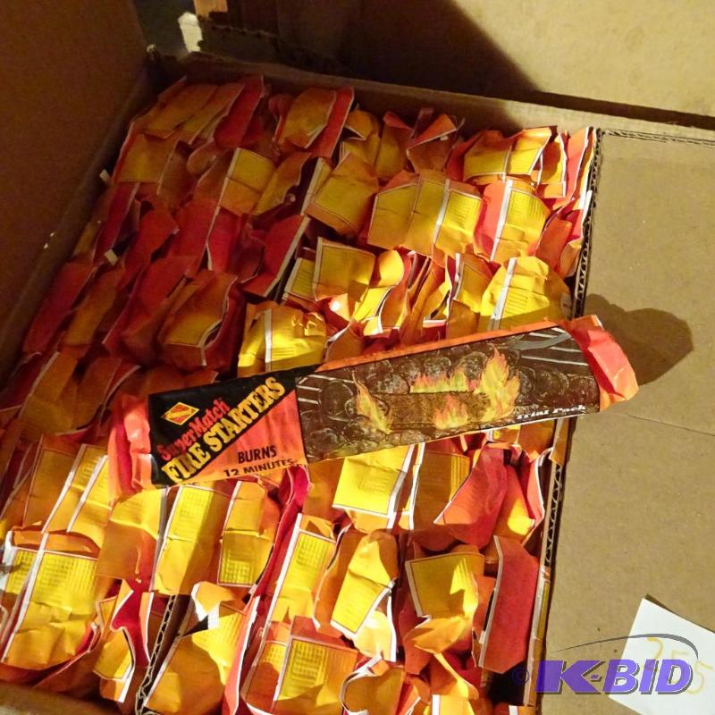 lot 255 image: Box Full of Super Match Fire Starters...