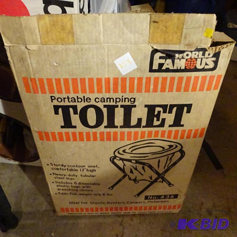 lot 258 image: Portable Camping Toilet...