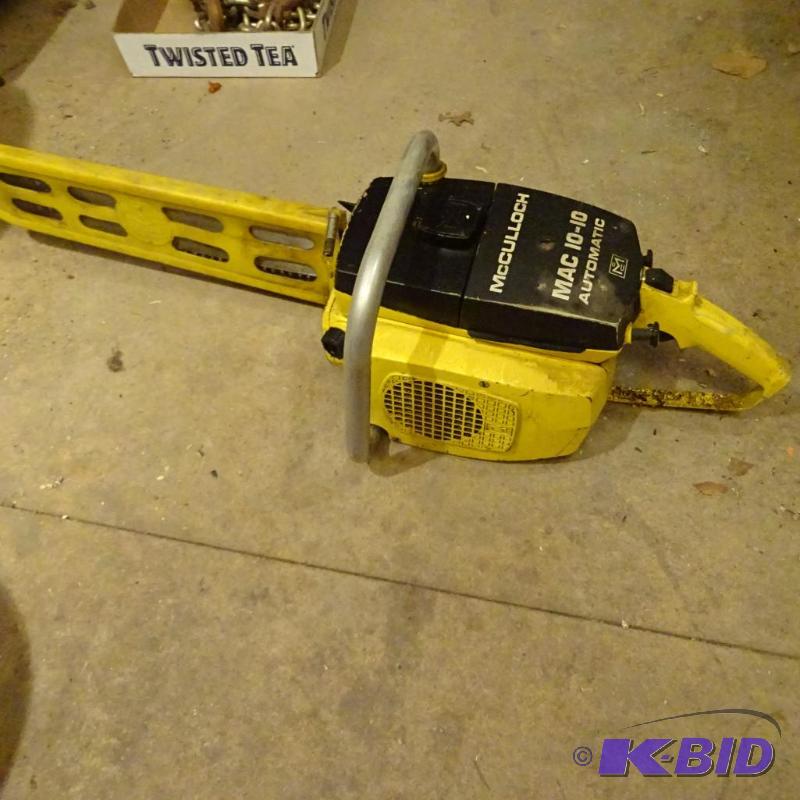 lot 267 image: McCullach MAC10-10 Chain Saw...