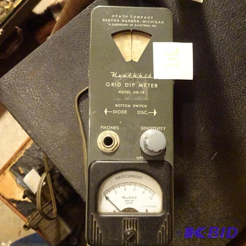 lot 317 image: HeathKit Grid Dip Meter Model GD-1B...
