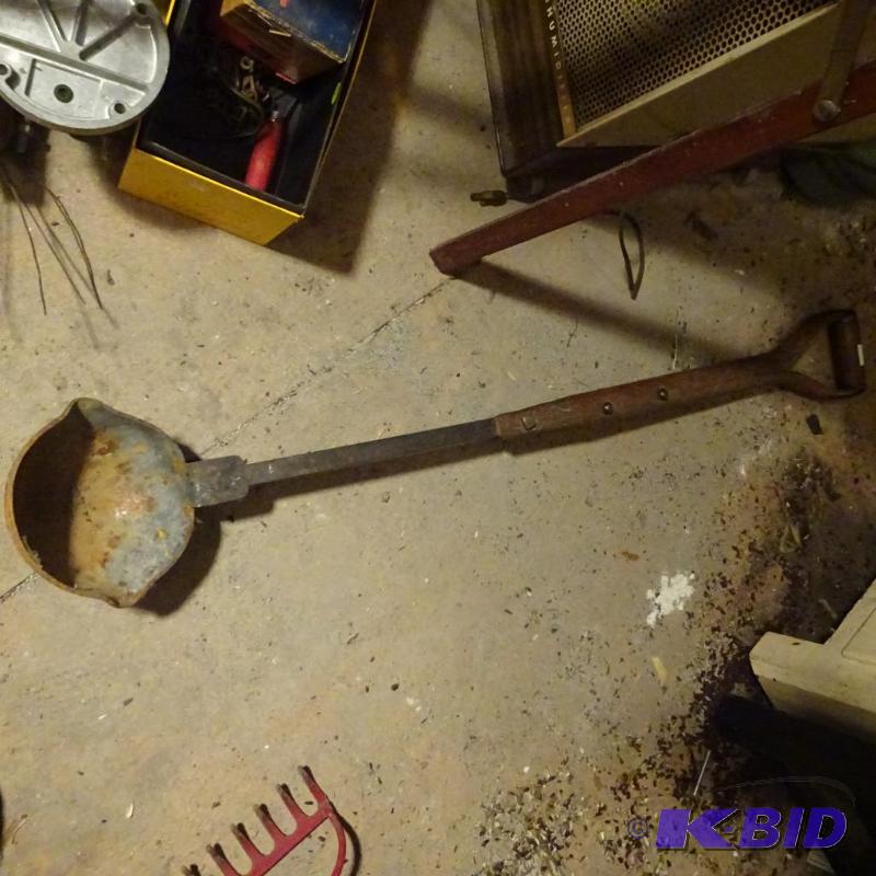 lot 322 image: Dipper For Lead Melting...
