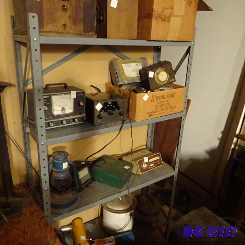 lot 335 image: Metal Shelving Unit 36 X 12 X 60...