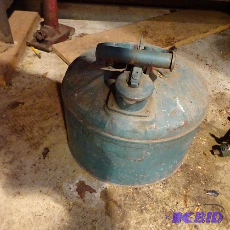 lot 46 image: 2 Gallon Metal Safety Can...