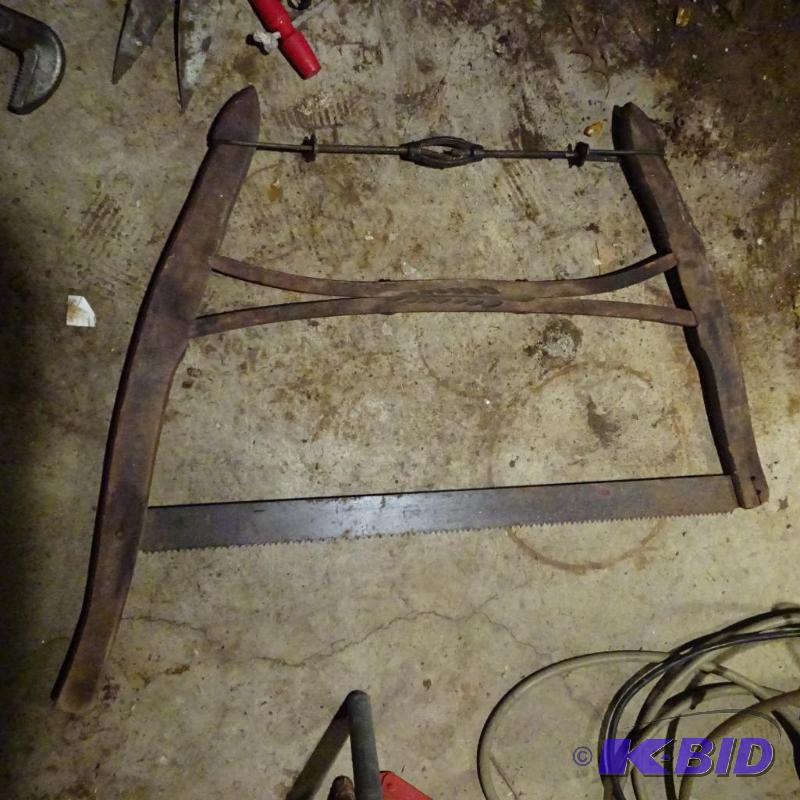 lot 70 image: Vintage Wood Saw...
