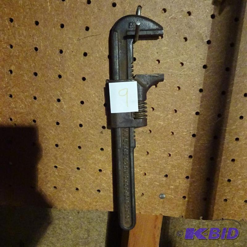 lot 9 image: VIntage Ford Adjustable Wrench...