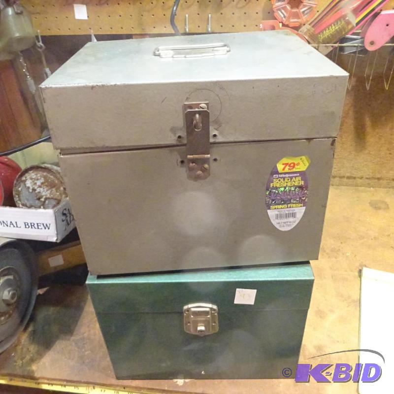 lot 93 image: 2 Metal File Boxes...