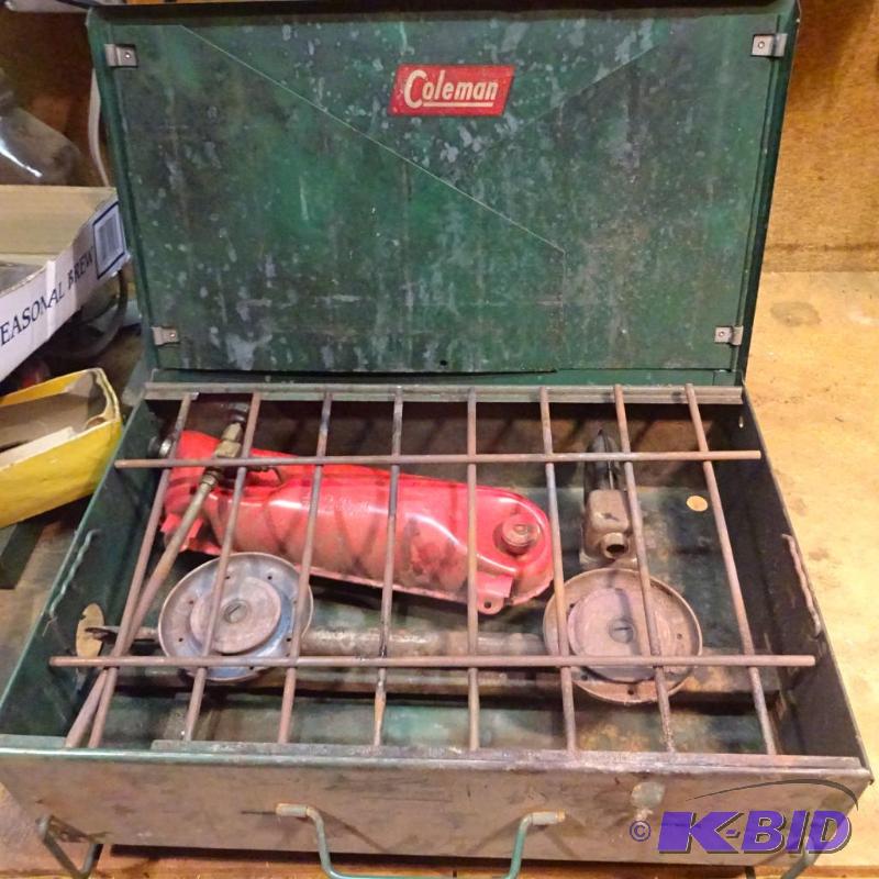 lot 95 image: Coleman Gas Camp Stove...