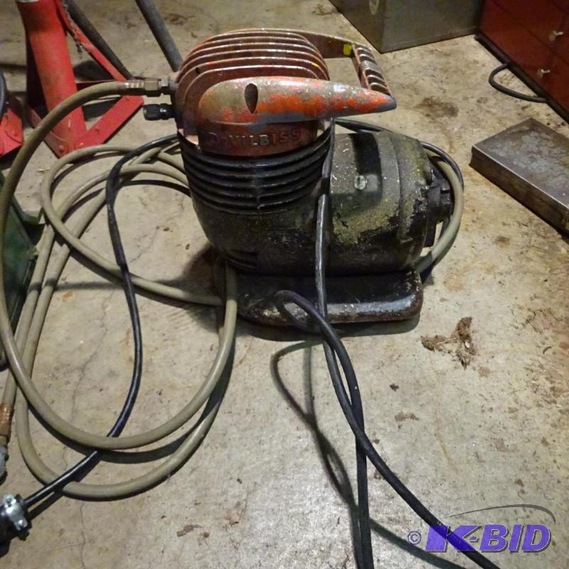 lot 99 image: Devilbiss Air Compressor...