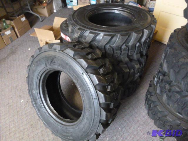 4 Allied RBT Skid Loader Tires 12-16.5 NHS, 1...
