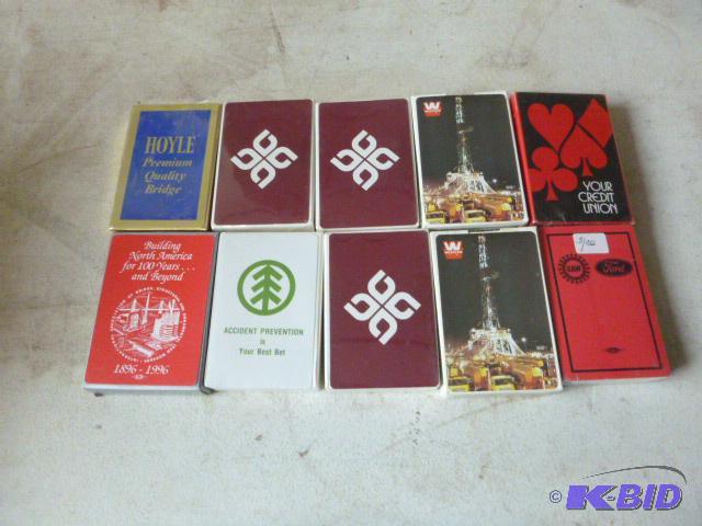 10 Decks of Playing Cards...