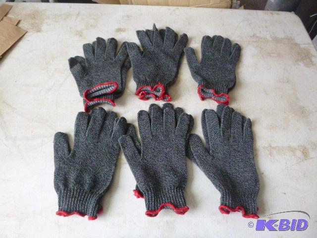 6 Pairs of Gloves One size fits all....