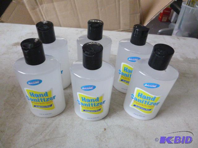 6 Bottles of Hand Sanitizer...