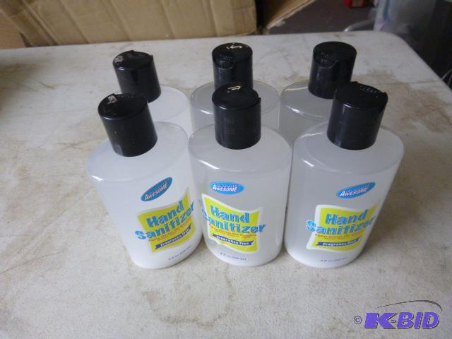 6 Bottles of Hand Sanitizer...