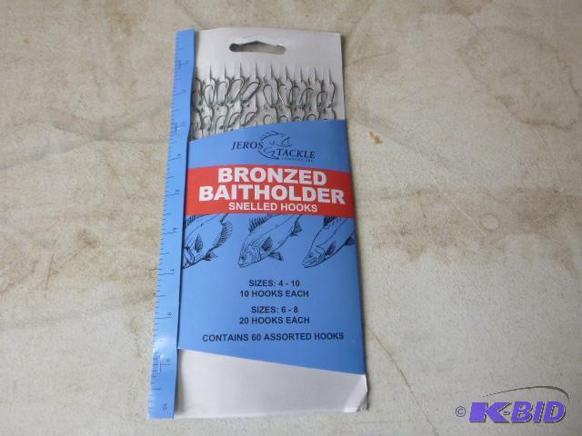 Jeros Tackle Bronzed Baitholder Snelled hooks...