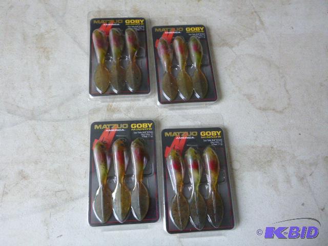 4 Packs of 3 Matzuo Goby Minnows 3.5&quot - ...