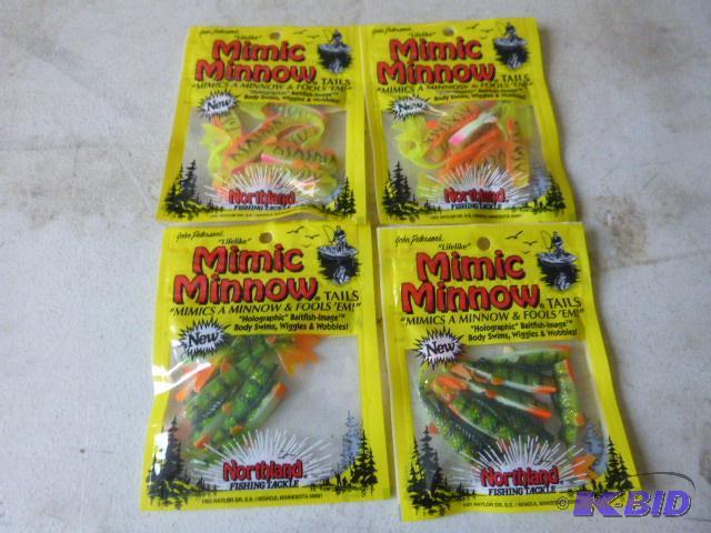 4 Packs of Northland Tackle Halographic Mimic...