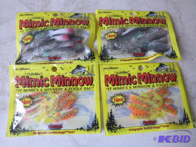 4 Packs of Northland Tackle Halographic Mimic...