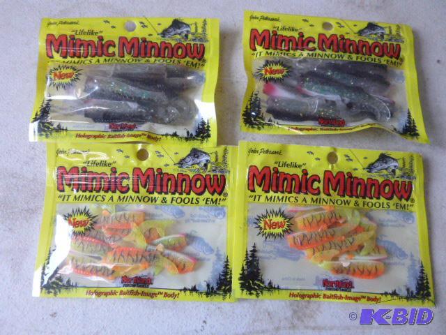 4 Packs of Northland Tackle Halographic Mimic...