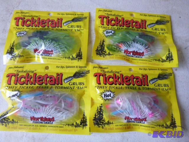 4 Packs of Northland Tackle Tickletail&nbspG...