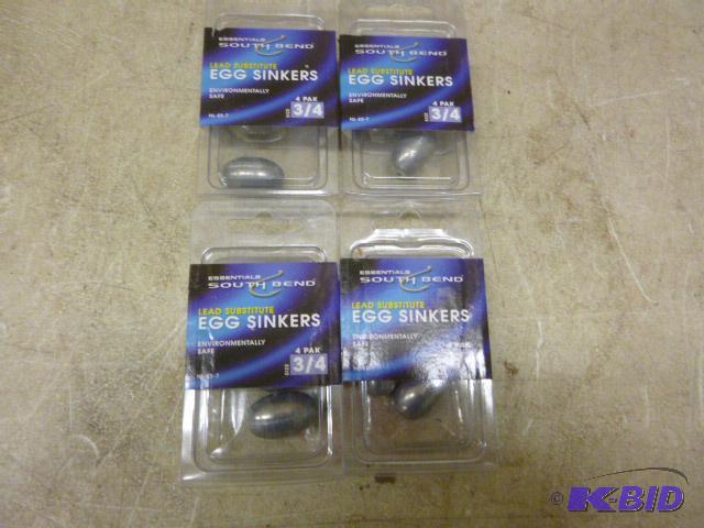 4 Packs of 4 South Bend Lead Substitute Egg S...
