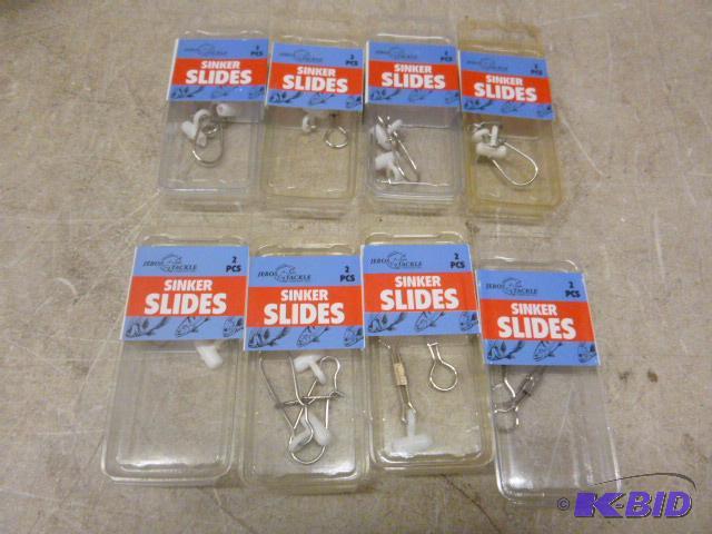 8 Packs of 2 Peros Tackle Siner Slides...