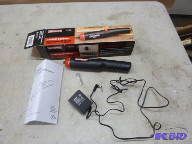 Craftsman 2.4 Volt Cordless Screwdriver Teste...