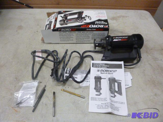 Roto Zip Heavy Duty Spiral Saw SCS01 - tested...