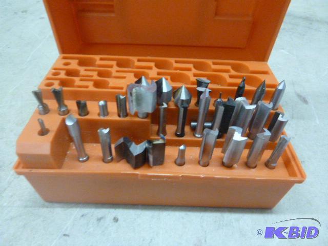 Craftsman Router Bit Set with Case...