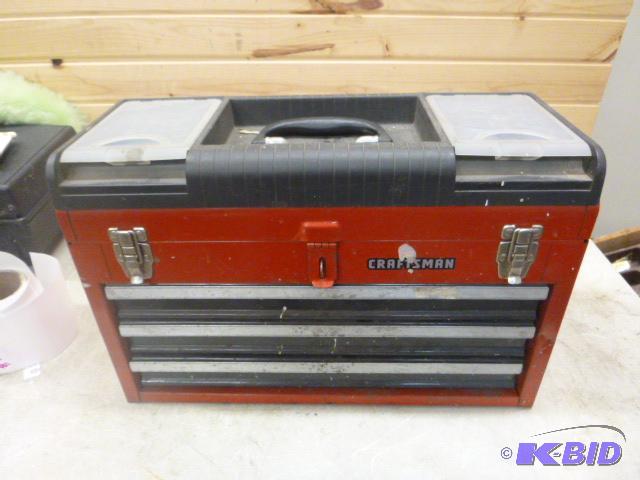 Craftsman 21&quot 3 Drawer Toolbox With misc...