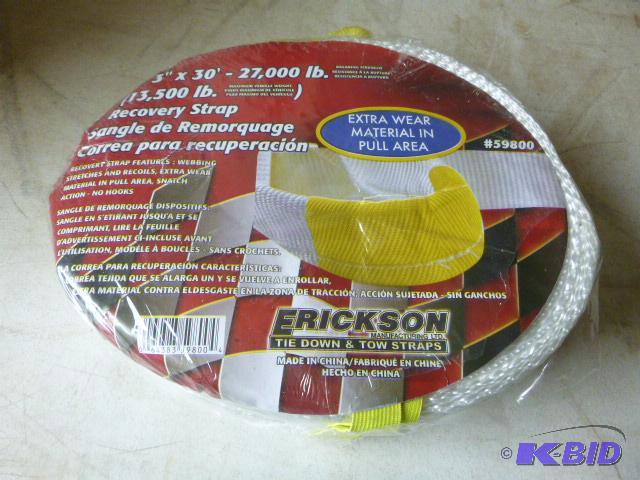 Erickson Recovery Strap 3&quot X 30, 27,000...