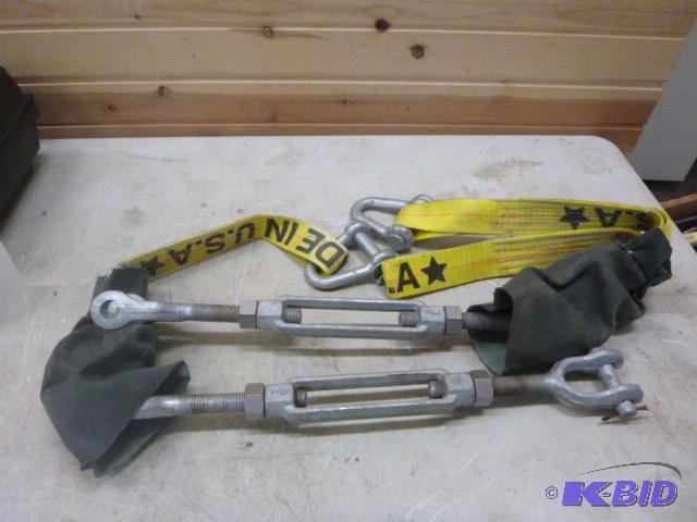 2 - 78&quot Turn Buckles with Straps Approx...