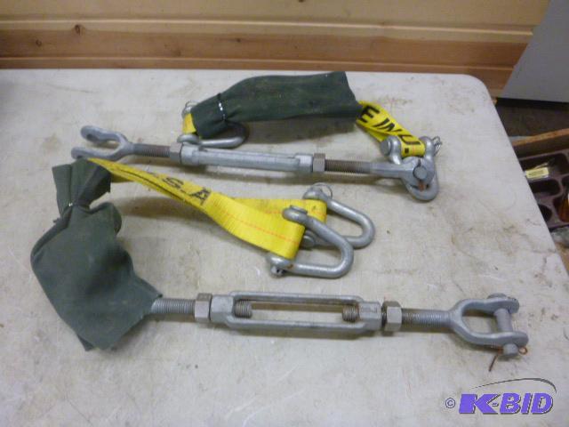 2 - 78&quot Turn Buckles with Straps Approx...