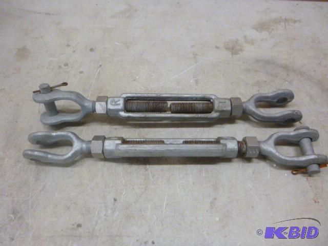 2 - 78&quot Turn Buckles Approximately 18&q...