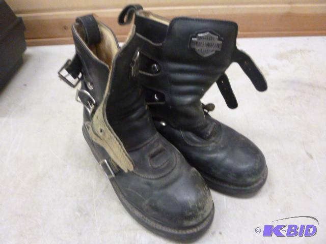 Used Harley-Davidson Boots Size 8 12....