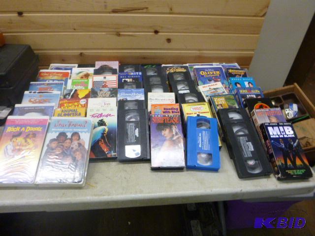 Lot of Miscellaneous VHS Movies...