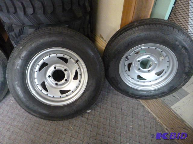 2 Vail Tires ST17580 D13, 6 PR Load Range C,...